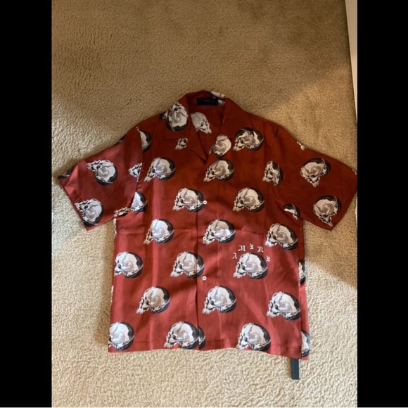 Amiri Button Up Size Large